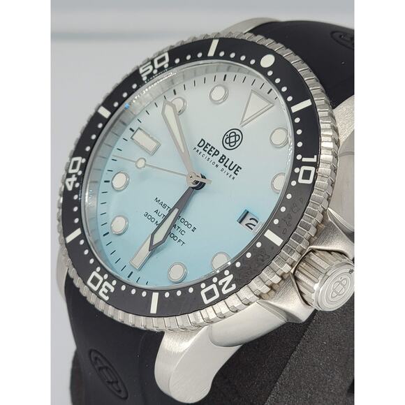 Deep Blue Matte Ice Blue Dial Master 1k Automatic 44mm Diver - Picture 5 of 10